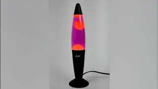 Лава-лампа 35 см Amperia Rocket красно фиолетовая