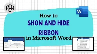 Microsoft Office | How to Show and Hide Ribbon