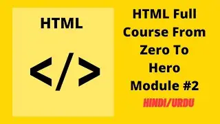 What is Element in HTML|Practical| Module #2🔛 For Beginner 💻| 2021 Complete Full Course🎙Urdu/Hindi☑️