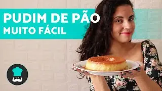Pudim de pão com leite condensado 🍮 delicioso no liquidificador!