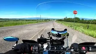 Along the Lower Cove Road on my Ryker 900