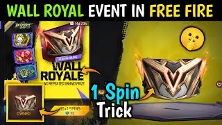 BOOYAH BLING GLOOWALL 9 DIAMOND SPIN TRICK 😍 | NEW WALL ROYAL EVENT TOTAL DIAMONDS | FF NEW EVENT