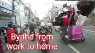 BYAHE FROM WORK TO HOME | MALABON TO BULACAN | MOMSHIE APPLE