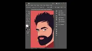 VECTOR ART ADOBE ILLUSTRATOR SHORT🤑SUBSCRIBE NOW #trendingshorts#reels #reelsvideo #yutobshort