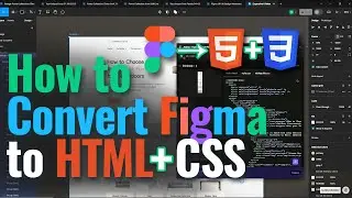 How to Convert Figma to HTML CSS | Figma to HTML CSS