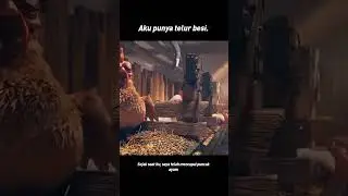 Animasi ibu ayam yang menderita