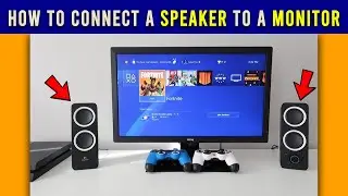 How To Connect A Speaker To A Monitor - Simple Steps