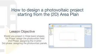 Solarius-PV -How to design a photovoltaic project starting from the (2D) Area Plan - ACCA software