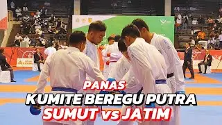 Kumite Beregu Putra SUMUT vs JATIM