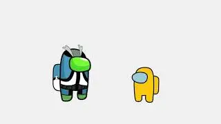 Slapback fall on someone | Among us x Ben 10 Alien | Slapback  Vs Crewmate