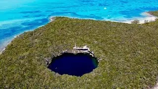 The Coolest Blue Hole IN THE WORLD? Hoffmann's Cay, Bahamas