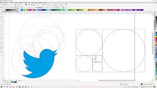 Desain Logo Twitter dengan Golden Ratio di Coreldraw untuk Pemula