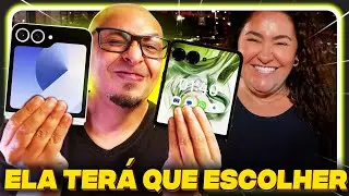 ELA PRECISA ESCOLHER ENTRE OS 2 SMARTPHONES DOBRAVEIS!