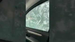 Heart on glass❤️
