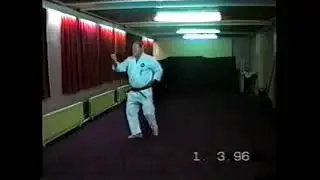 Hanshi Philip Koeppel RIP Performing White Crane Kata RyoSho Ken 1996