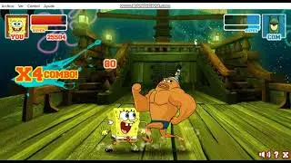Super Brawl 2 Survival Spongebob Pt1Nick com.