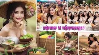 របៀបអោយ AI បង្កើតរូបភាពស្អាតៗ | Generate New Trending Image Using AI For FREE | Microsoft Bing 2024