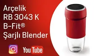Arçelik RB 3043 K B-fit Şarjlı Kişisel Blender