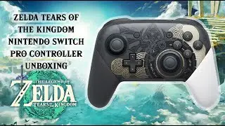 Zelda Tears of the Kingdom Pro Controller unboxing.