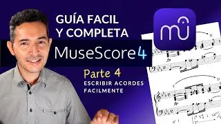 MUSESCORE 4.2  ⭐️ Notas armónicas y acordes. Tutorial 2024 [Guía fácil] parte 4