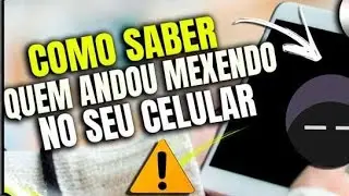 DESCUBRA QUEM PEGOU NO SEU CELULAR ATRAVÉS DESSE APP!
