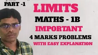 LIMITS | LIMITS IMPORTANT 4 MARKS PROBLEMS | MATHS 1B CLASS 11 PART 1