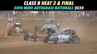 2024 Mens National Autograss Championships, Class 8 Heat 3 (ALL RACES) Yorkshire Dales