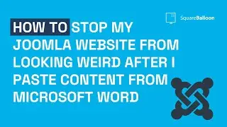 How to stop my Joomla website from looking weird after I paste content from Microsoft Word