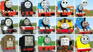 New Update Thomas and Friends vs Thomas 2D in Garry's Mod (Gordon,Douglas,James,Emily,Percy,Toby)