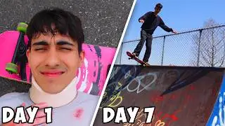 I learned How To Skateboard in One Week