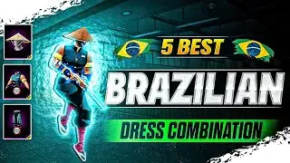 BRAZILIAN🇧🇷 PLAYERS UNIQUE AND FREESTYLE DRESS COMBINATION / TOP 5 DRESS COMBINATION FREE FIRE