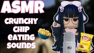 Roblox ASMR ∼ eating chips! 💗 (relaxing crunchy sounds)