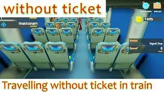 Travelling without ticket in indian train traveller