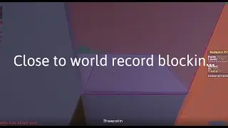 I GOT SO CLOSE TO THE WORLD RECORD BLOCKIN...