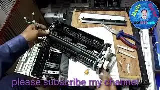 How to replace fuser film in hp 452 printer colour and black 