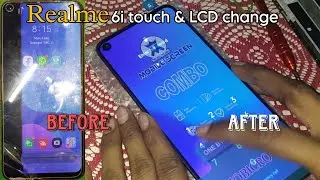 Realme 6i Touch & LCD change/Replace frame #new #trending