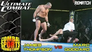 James Thompson vs Marc Goddard (UFC Referee) FIGHT 2 REMATCH - FULL FIGHT - Ultimate Combat 8