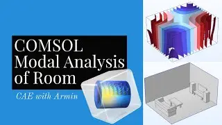 COMSOL Project 4: Modal Analysis of Room (Acoustic Impedance)