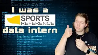 my fav things I worked on as a Sports Reference data intern