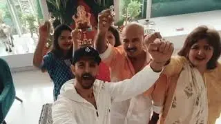 Ganesh Chaturthi celebrations 2020 Hrithik Roshan and family #HrithikRoshan #ganpati #Bollywood