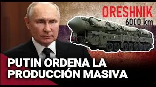 Rusia Lanza por primera vez el Misil balistico intercontinental Oreshnik contra Ucrania