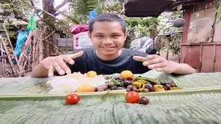 Cooking and eating ginataang kuhol kalabasa mukbang