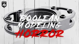 Blender Hard Surface Modeling Horror (PEGI 18)