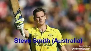 Top 10 ICC ranking ODI batsman 2016.