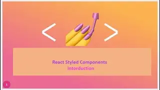 React Styled Components  1   Introduction
