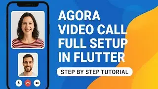 How to create Video Call Flutter App with Agora? Step by Step Flutter Agora Video Call tutorial