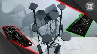 How to make an Electric Drums Using USB keyboard