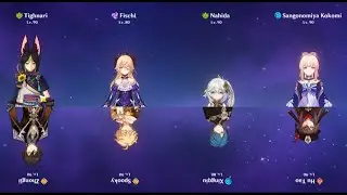 3.2 Spiral Abyss Floor 12 with Tighnari and Hutao