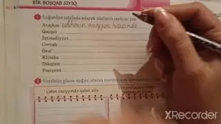 Azərbaycan dili 4-cü sinif. İş dəftəri səh 48. Bir boşqab sıyıq.