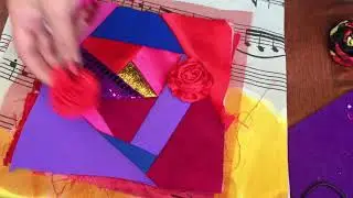 ЛОСКУТНАЯ СУМОЧКА ЛАКОМНИК/ШЬЕМ ИЗ ОБРЕЗКОВ